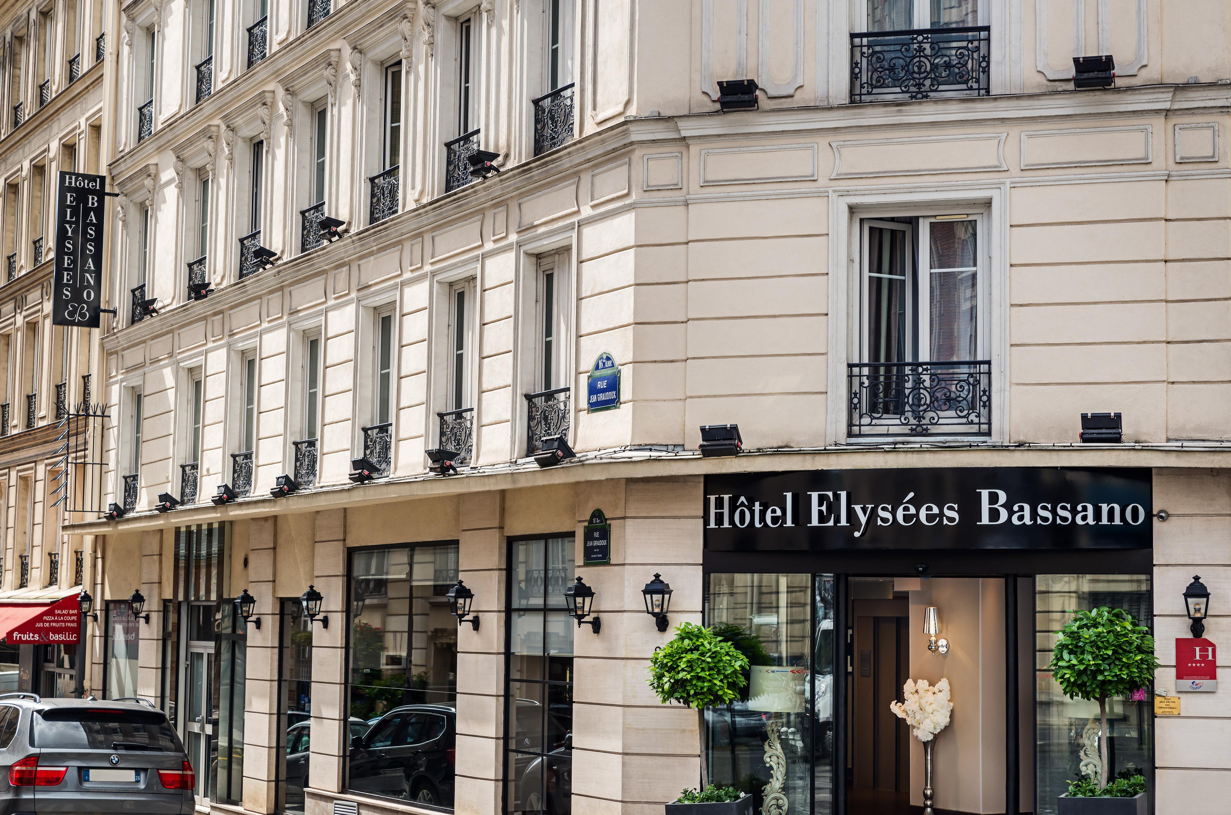 Hotel Elysees Bassano Paris Exterior foto